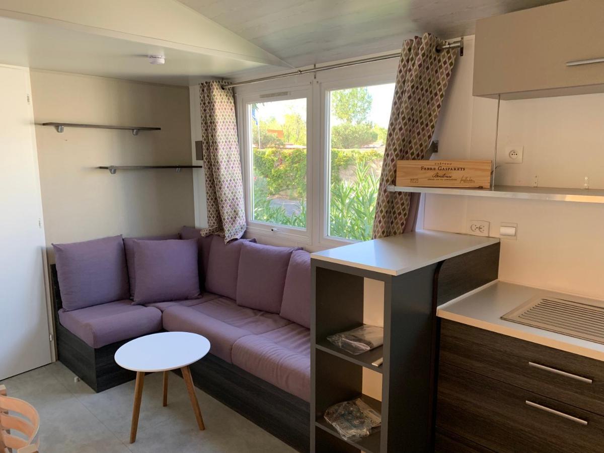 Mobilhome Vias Plage Dans Camping 外观 照片