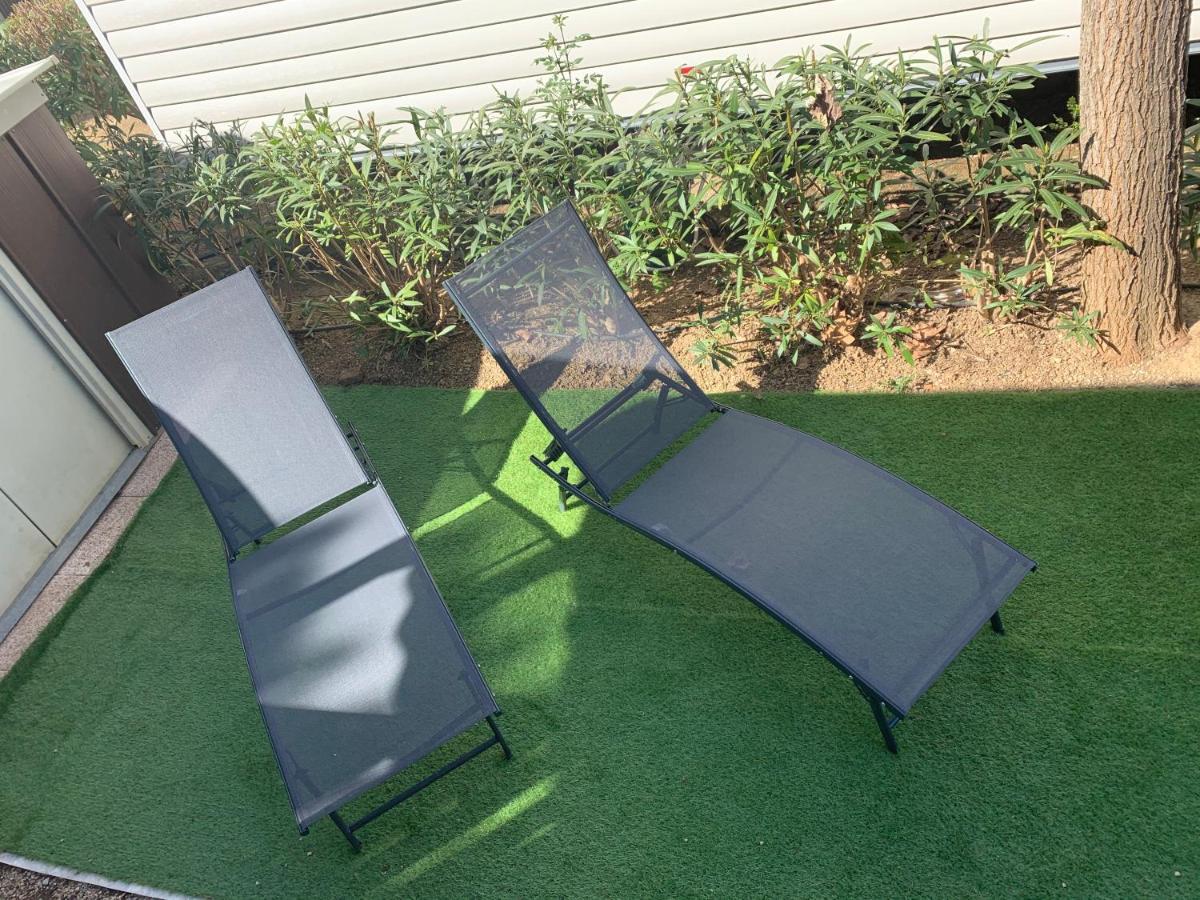 Mobilhome Vias Plage Dans Camping 外观 照片
