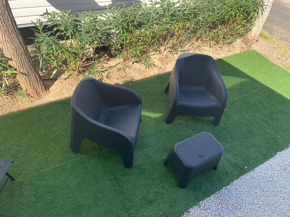 Mobilhome Vias Plage Dans Camping 外观 照片