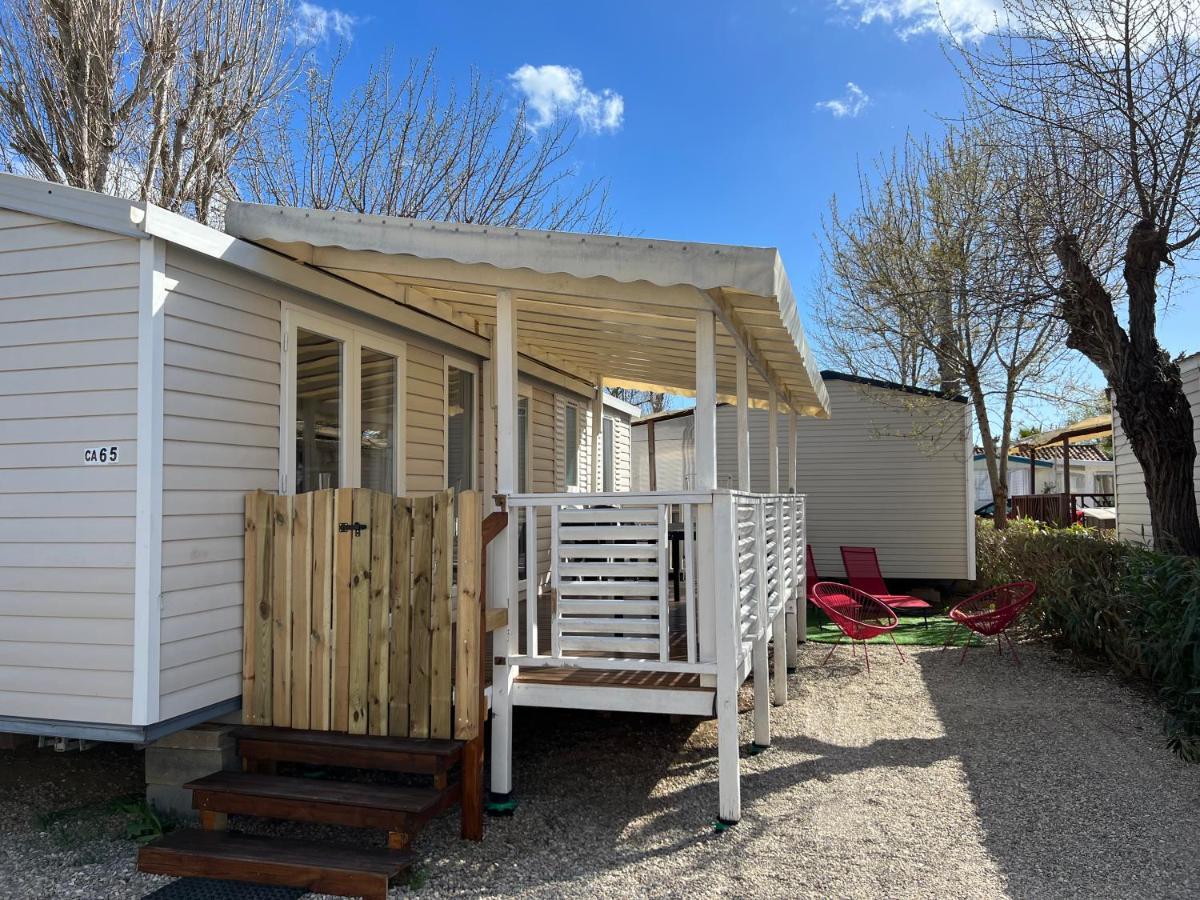Mobilhome Vias Plage Dans Camping 外观 照片