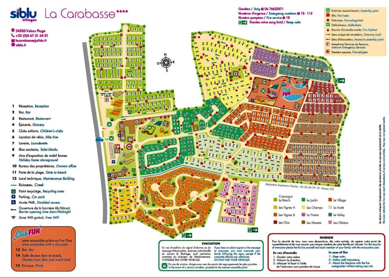 Mobilhome Vias Plage Dans Camping 外观 照片
