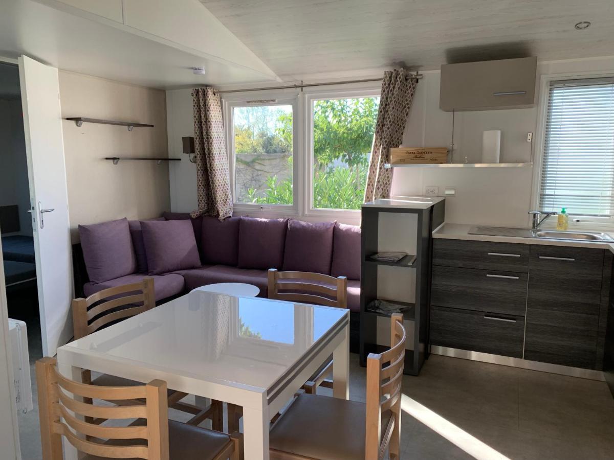 Mobilhome Vias Plage Dans Camping 外观 照片